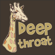 Deep Throat T-shirt Giraffe