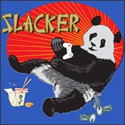 Slacker  Panda Funny t-shirt